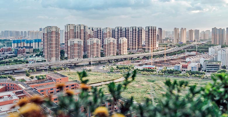Apartment blocks in Wuxi, China