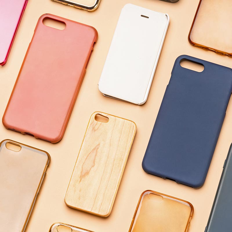 Selection of mobile phone covers